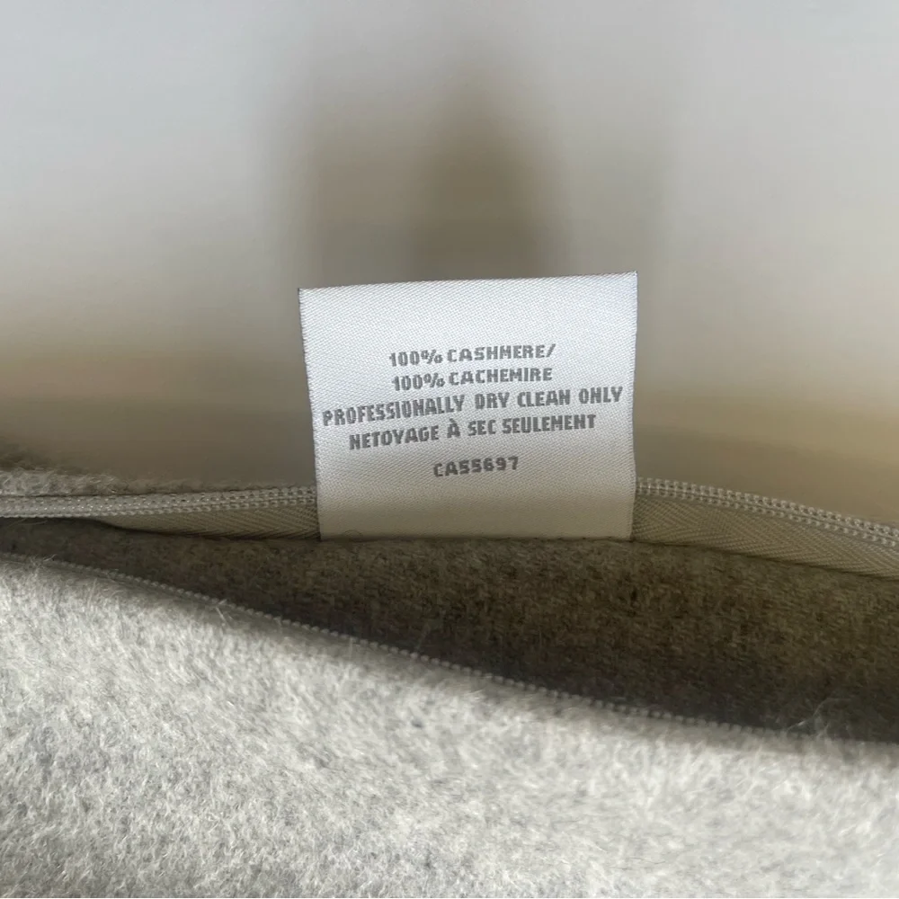 Restoration Hardware Cashmere Lumbar Pillow Cover NEW!!